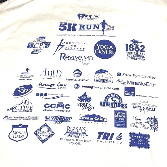 Bundle Two for one Ultra Cotton short sleeve tee shirt 5K Fun Run Central Coast - Picture 2 of 9